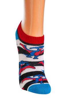 Preview: 6 Paar TippTexx 24 Kinder Sneakersocken Dinos